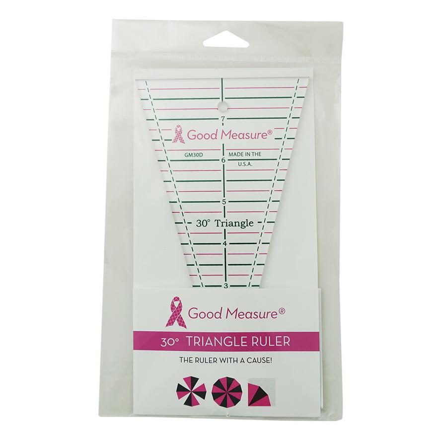 Good Measure Amanda Murphy 30 Degree Triangle Ruler - Sewingmachinesplus.com