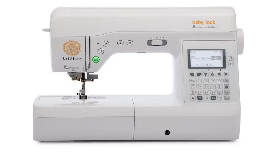 Baby Lock Brilliant Sewing Machine - From the Genuine Collection (OPEN BOX MODEL)