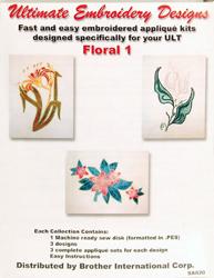 Brother Ultimate Embroidery Designs Floral 1 - SA620