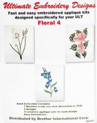 Brother Ultimate Embroidery Designs Floral 4 - SA623