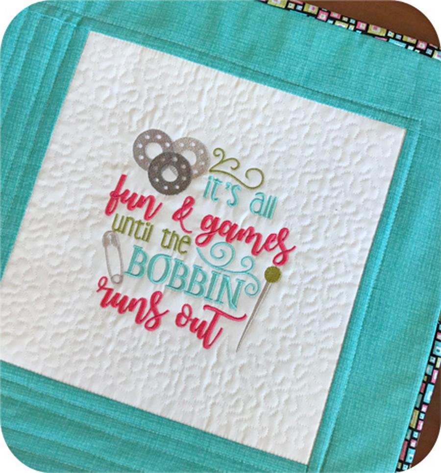 Embroidery Garden Sewing Sayings - Sewingmachinesplus.com