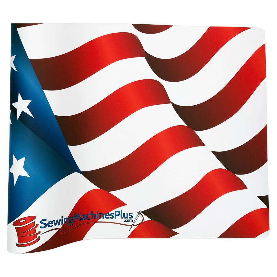 SewingMachinesPlus.com Limited Edition Stars and Stripes Sewing Mat (22 Inches x 39 Inches) - Sewingmachinesplus.com