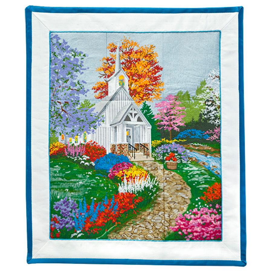 Anita Goodesign Country Church Tile Scene 137AGHD