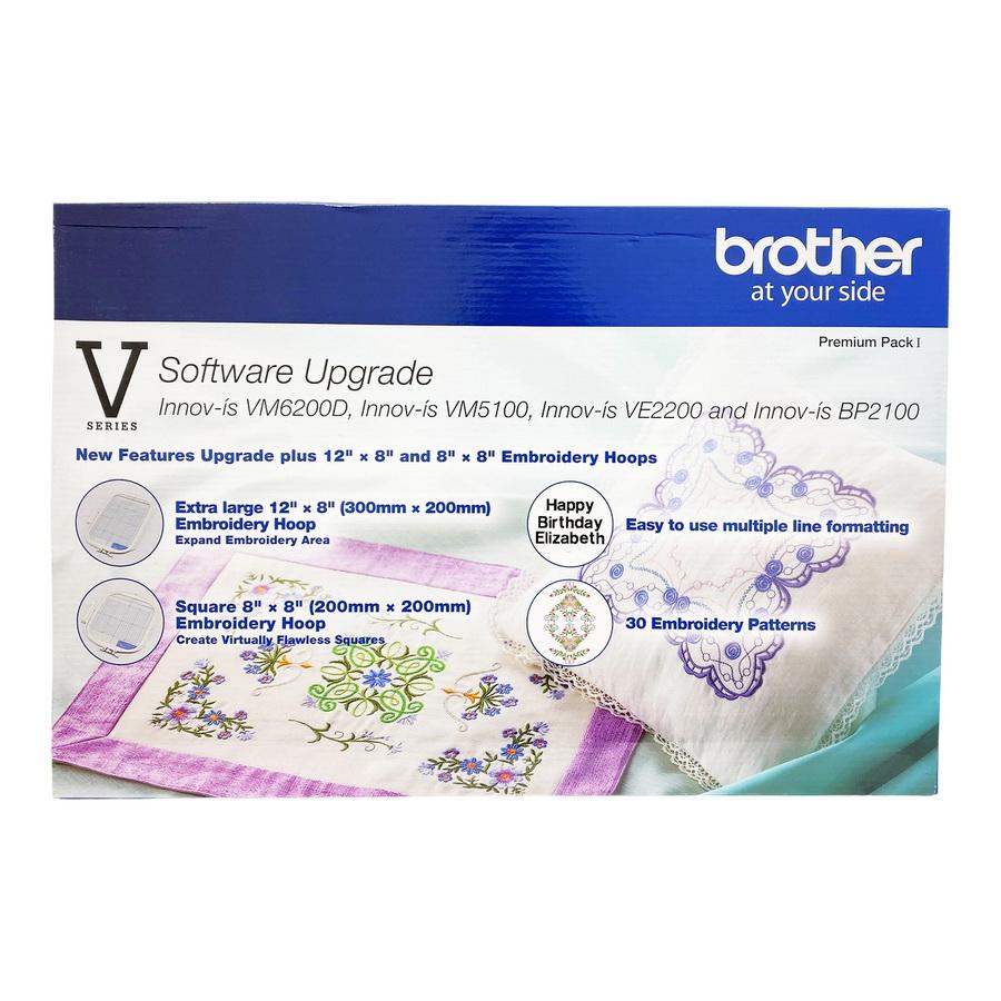 V - Series Software Upgrade with 12in x 8in and 8in x 8in Frames - Sewingmachinesplus.com