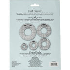 Good Measure Every Circle Quilting Template Ruler 5 PC Set - Sewingmachinesplus.com