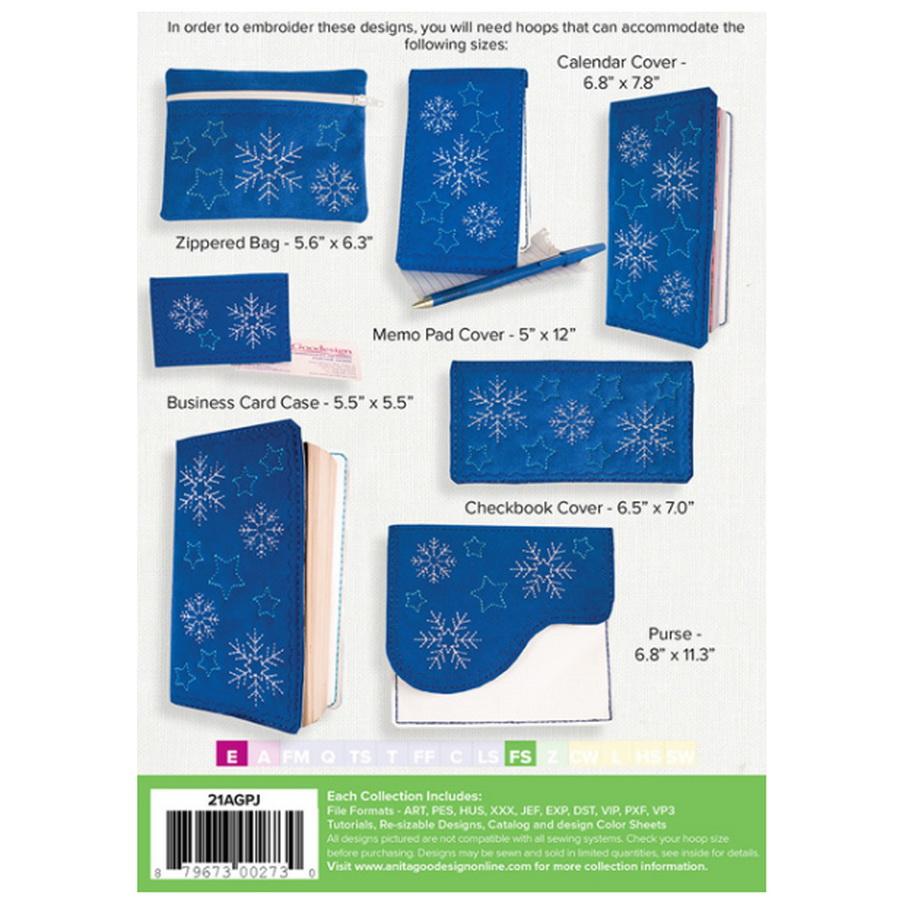 Anita Goodesign Snowflake Accessories (7 Projects) - Sewingmachinesplus.com