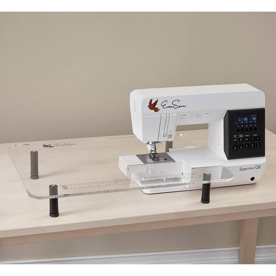 Eversewn Acrylic 16" x 22" Extension Table For Sparrow QE. (ES - EVQE) - Sewingmachinesplus.com