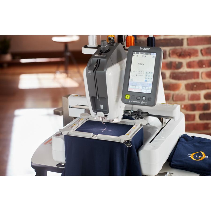 Brother Entrepreneur PR1X Single Needle Free Arm Embroidery Machine - Sewingmachinesplus.com