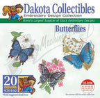 Embroidery design software Dakota Collectibles Butterflies CD-ROM with 20 designs (970192)
