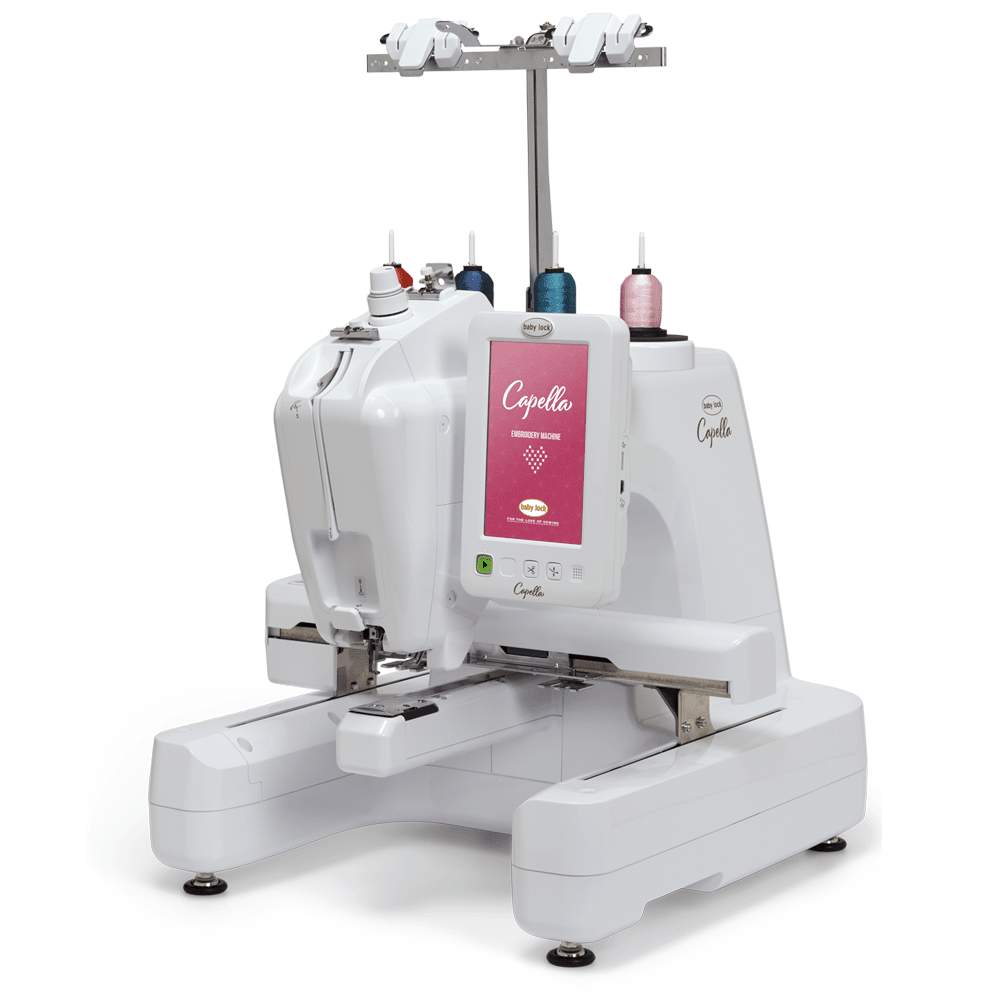 Baby Lock Capella Single Needle Free Arm Embroidery Machine (OPEN BOX MODEL) - Sewingmachinesplus.com