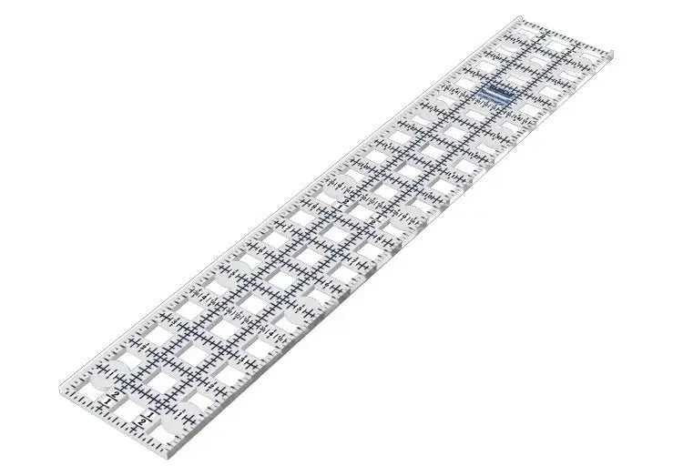 Grace TrueCut Ruler Combo; Grace Company clear acrylic quilting ruler with grid markings