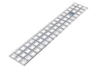 Grace TrueCut Ruler Combo; Grace Company clear acrylic quilting ruler with grid markings