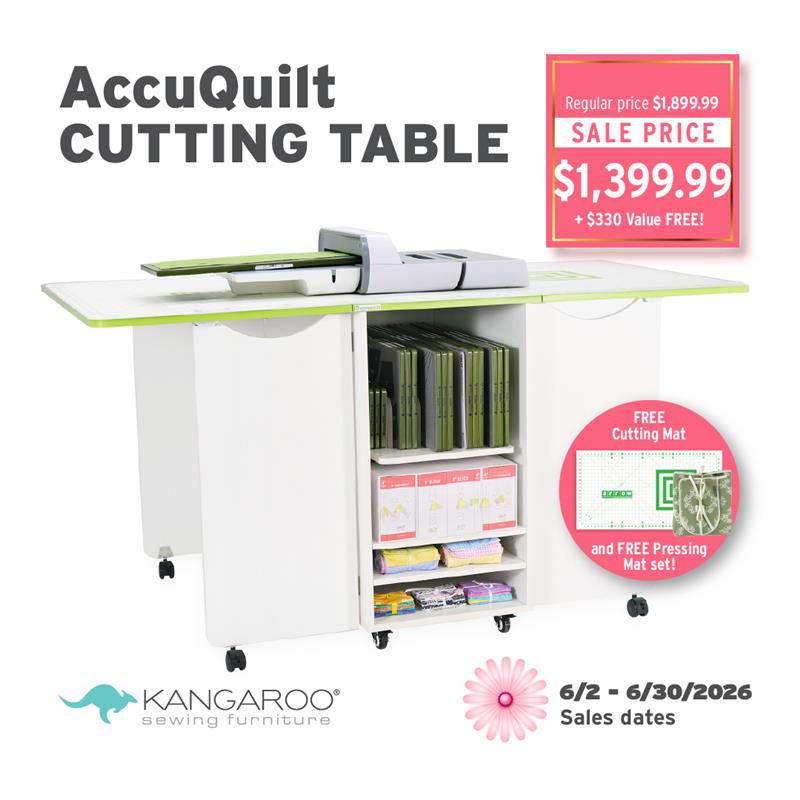 AccuQuilt Cutting Table by Arrow Sewing Furniture