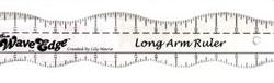 Longarm Wave Edge Ruler 24in x 1/8in