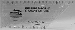 CGR Creative Grids Straight Stitcher Machine Quilting Straight Miter guide & 6" Ruler (BDQSS) - Sewingmachinesplus.com