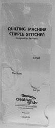CGR Creative Grids Stipple Stitcher Guide For Control Of Tiny Stippling (BDQSTIP) - Sewingmachinesplus.com
