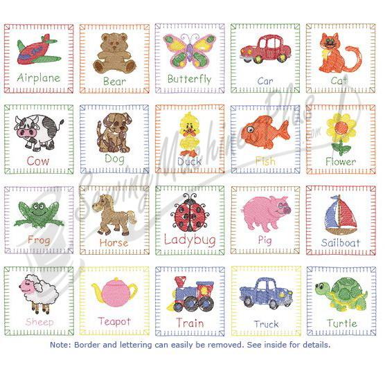 Dakota Collectibles Childrens Quilt Stitch Embroidery Designs - 970389