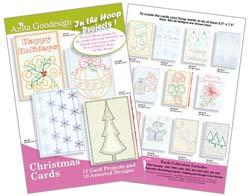 Anita Goodesign Christmas Cards (15 Projects) - Sewingmachinesplus.com