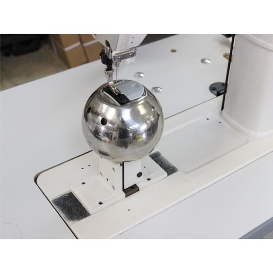 Techsew 810 Industrial Sewing Machine With Wig Attachment, Assembled Table and Motor - Sewingmachinesplus.com