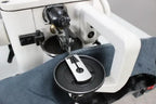 Techsew 202 Medium Fur Industrial Sewing Machine with Assembled Table & Servo Motor - Sewingmachinesplus.com