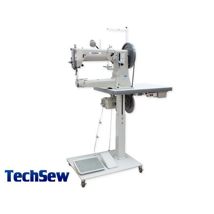 Techsew 5100 Fully Loaded Package 16" Cylinder Heavy Duty Compound Feed Industrial Sewing Machine - Sewingmachinesplus.com