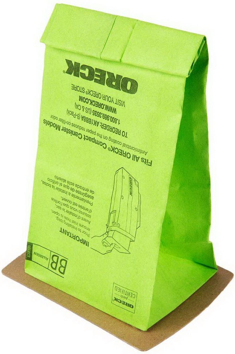 Oreck AK1BB8A Handheld Filtration Bags (8 pack) - Sewingmachinesplus.com