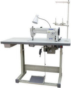 Techsew 1460 Flatbed Compound Feed with Assembled Table and Motor Industrial Sewing Machine - Sewingmachinesplus.com