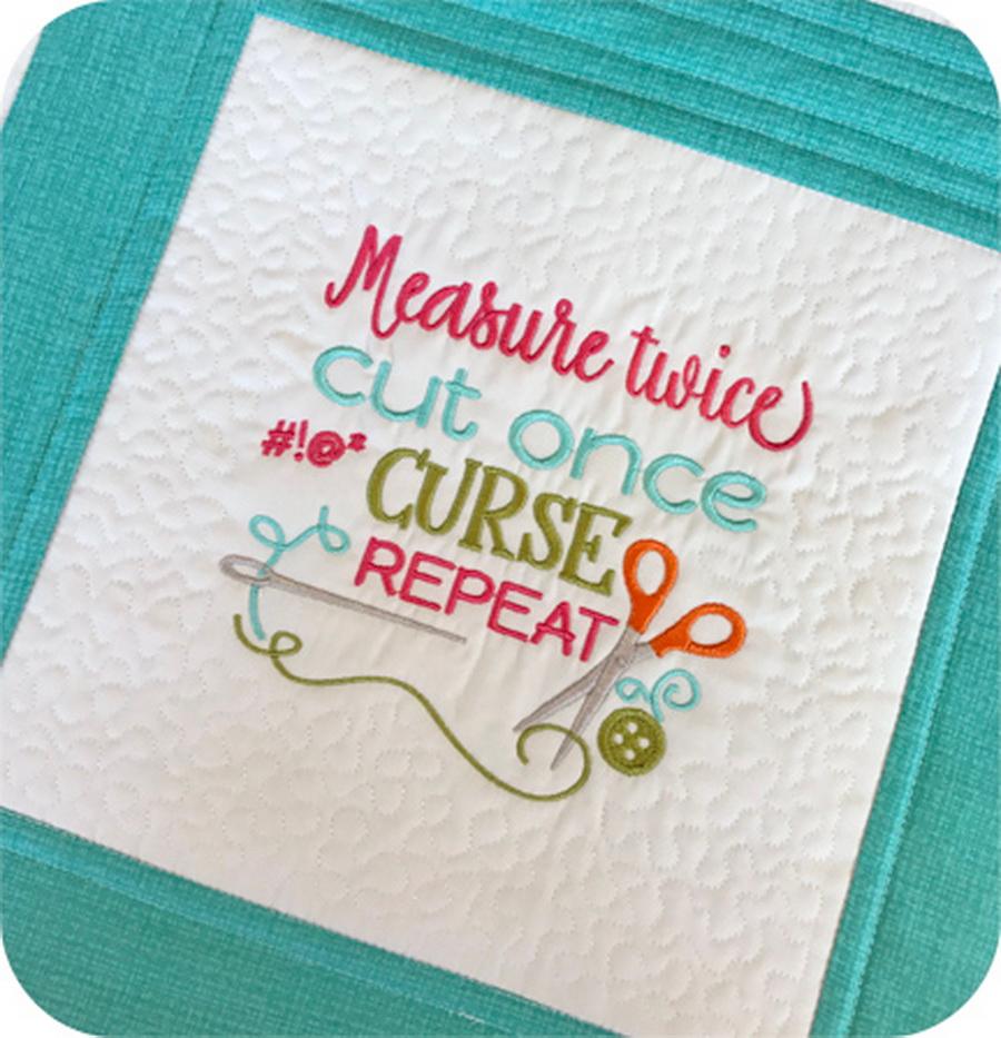 Embroidery Garden Sewing Sayings - Sewingmachinesplus.com
