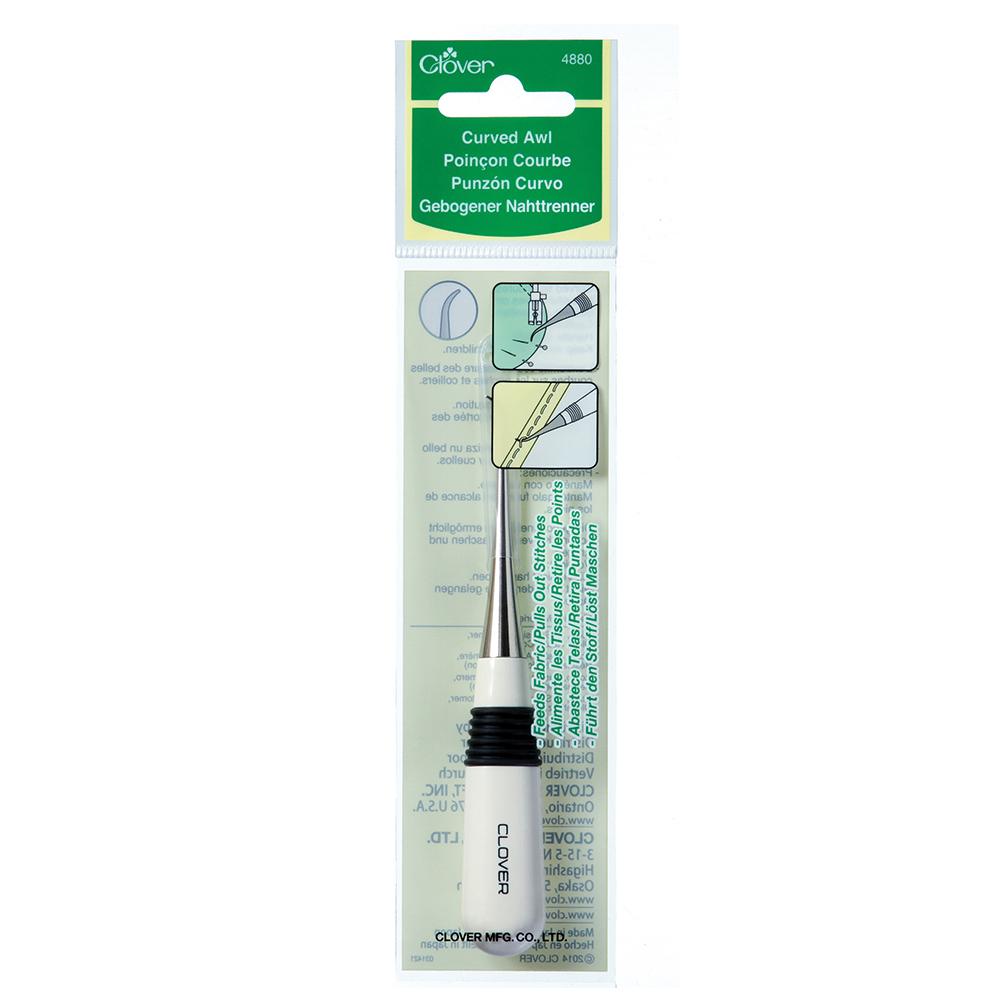 Clover White Straight Tailors Awl (CL4880) - Sewingmachinesplus.com