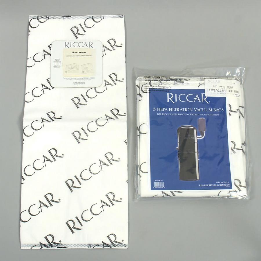 Riccar Central Vacuum HEPA Bags (3 Pack) - Sewingmachinesplus.com
