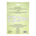 Good Measure Low Shank Every Star Quilting Template Ruler 4 PC Set - Sewingmachinesplus.com