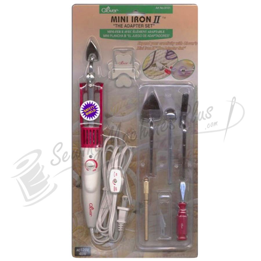Clover Mini Iron II The Adaptor  Set,  includes 5 tips - CL9101