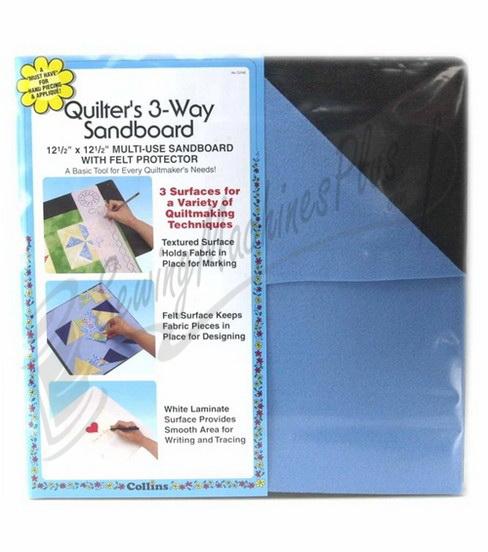 Collins Quilters 3-Way Sandboard Multi-use Sandboard with Felt Protector