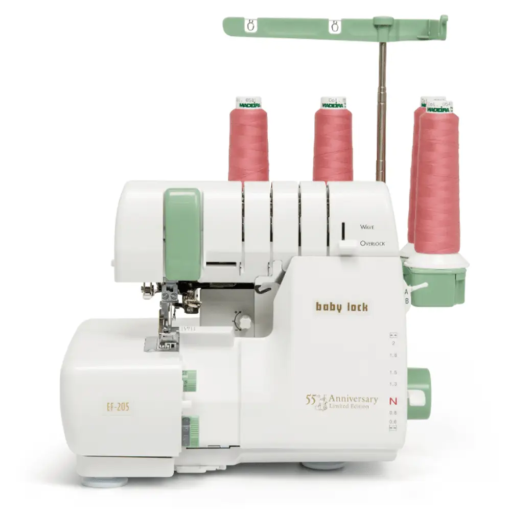 Baby Lock 55th Anniversary Limited Edition 4 Thread Serger (ble3atw - 3) - Sewingmachinesplus.com