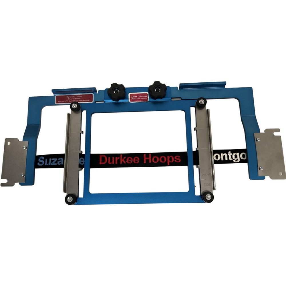 Durkee EZ Name Frame for Multi Needle EZ Frame Blue Adaptor Arms - Sewingmachinesplus.com
