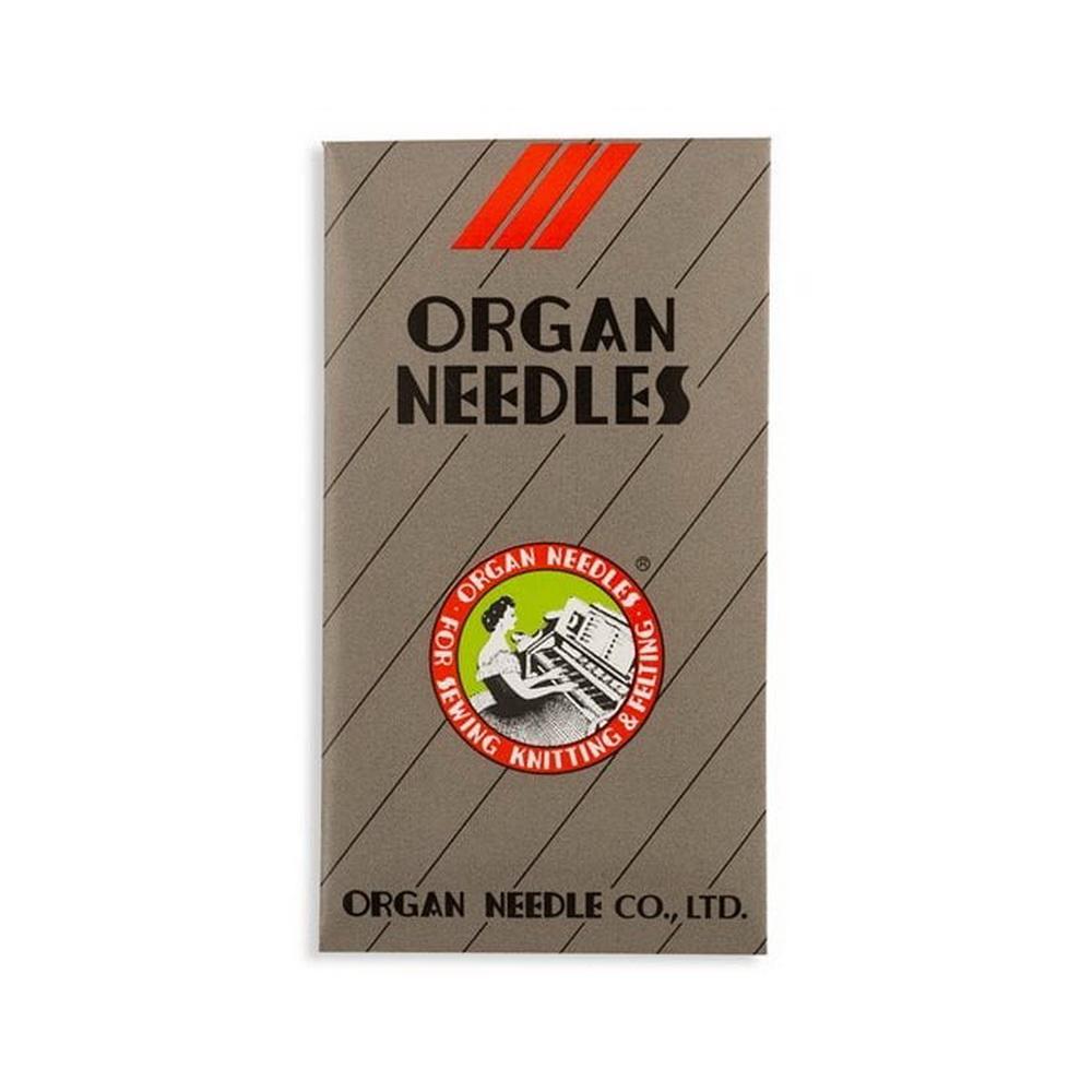 Organ Regular Point Industrial Machine Needles - Size 3 - LWx6T, 29 - 49, 2140TP - 5/Pack - Sewingmachinesplus.com