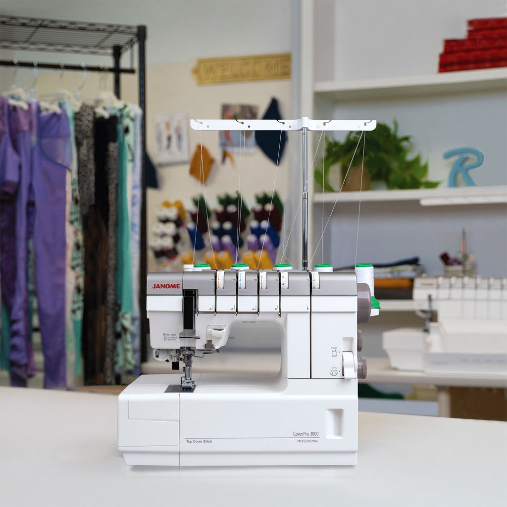 Janome CoverPro 3000 Professional - Sewingmachinesplus.com