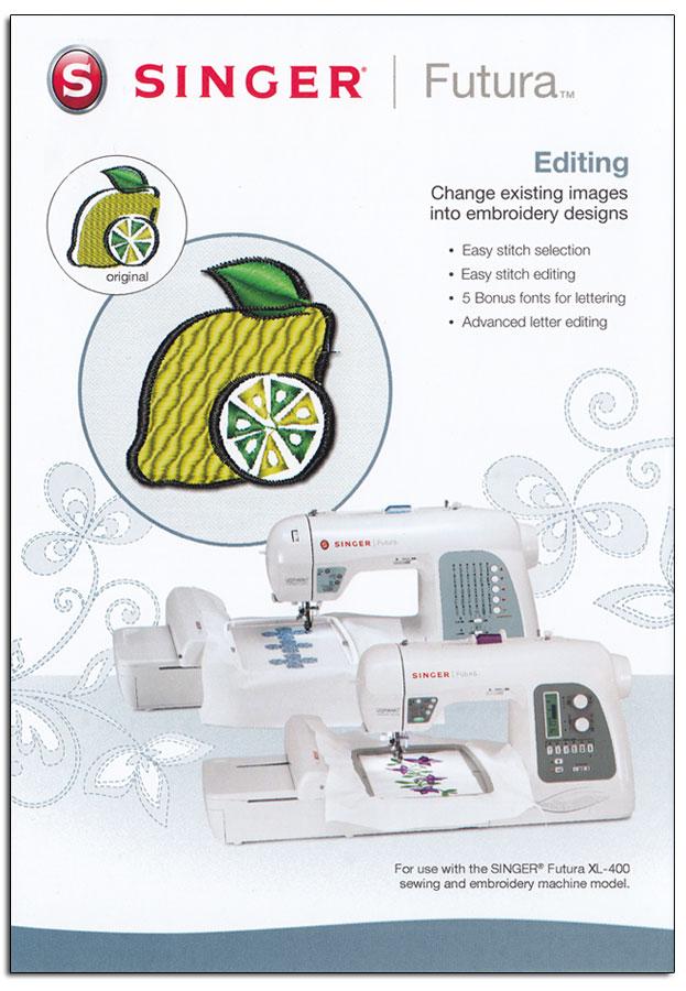 Singer Futura XL-400 I WANT IT ALL SPECIAL! Software, Thread, Stabilizer, and more!