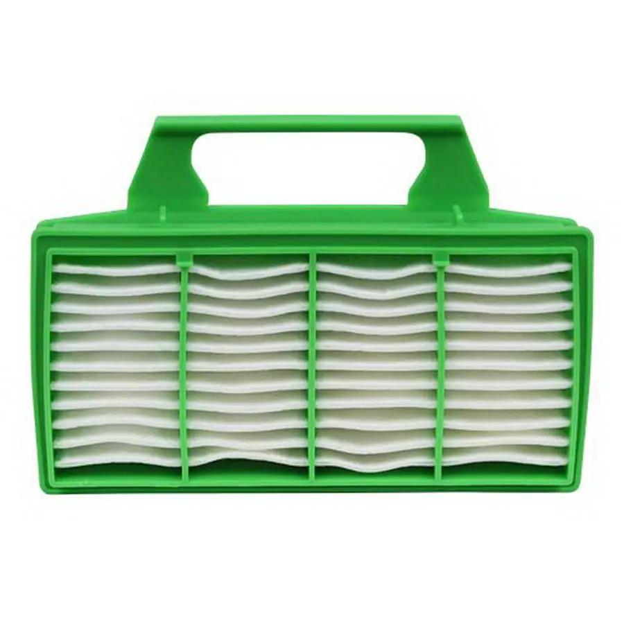 SEBO service box for Airbelt K Series machines, green plastic case with four white pleated filter bags