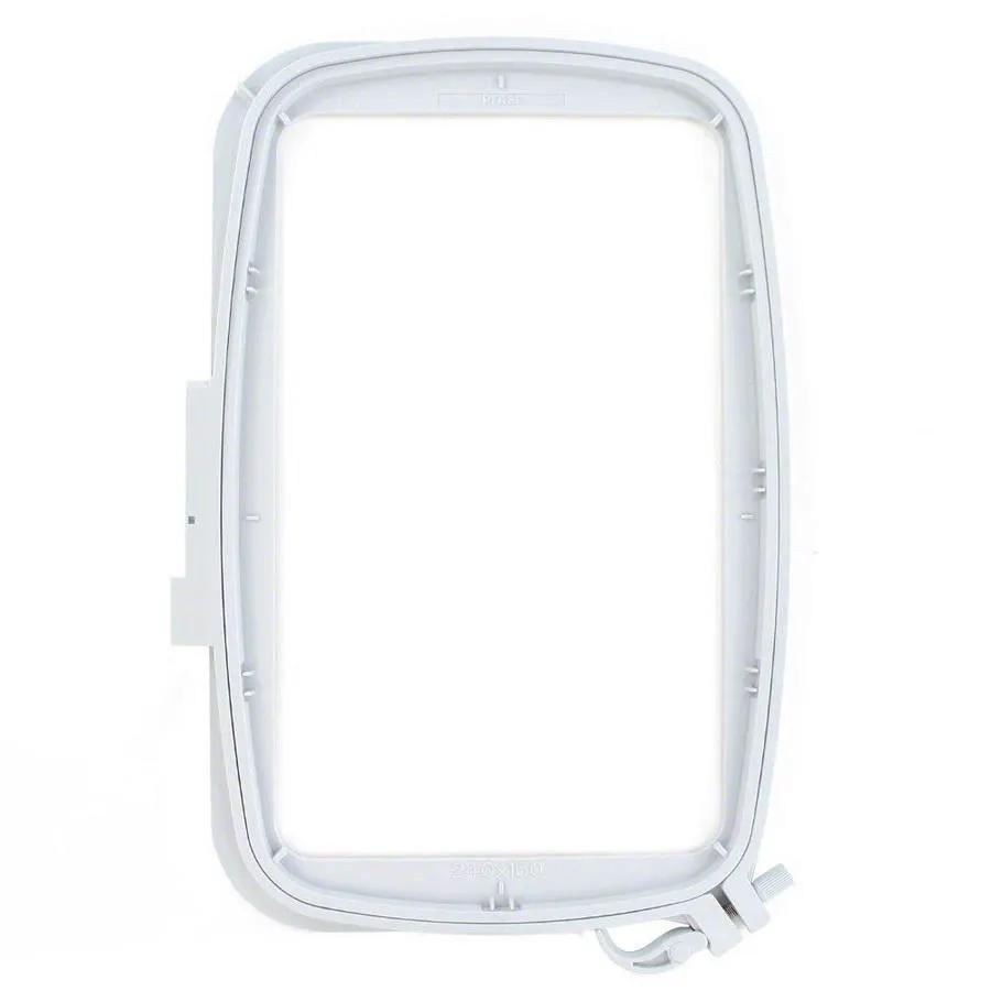 Embroidery hoop by Sew Tech, 240mm x 150mm, white plastic frame