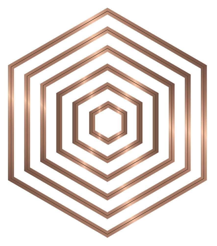 Gemini - Multi Media Die - Nesting Hexagons