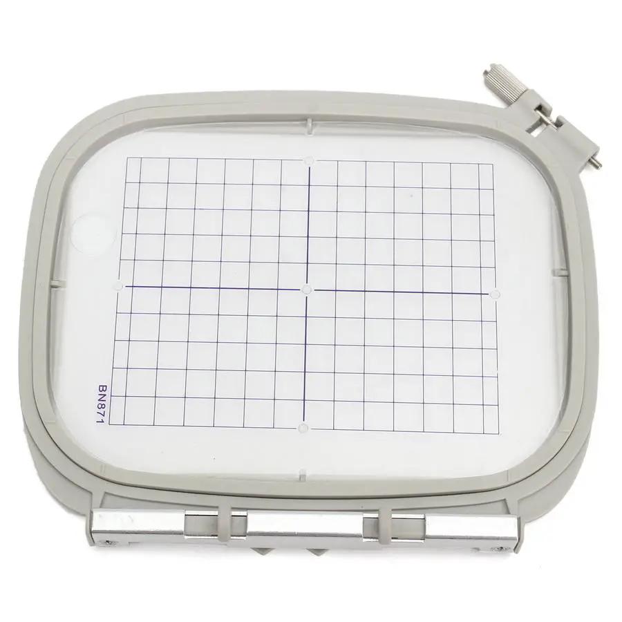 Embroidery hoop Sew Tech 100mm x 130mm BN871, gray plastic frame