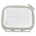 Embroidery hoop Sew Tech 100mm x 130mm BN871, gray plastic frame