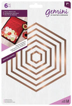 Gemini - Multi Media Die - Nesting Hexagons