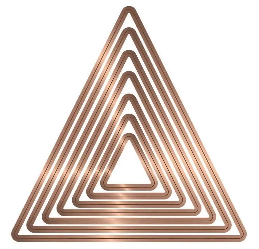Gemini Multi Media Metal Die - Nesting Triangles - Sewingmachinesplus.com