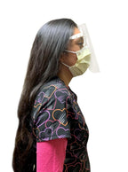 High Quality Face Shield in White or Pink - 10 Pack (FREE 4oz. Bottle of Hand Sanitizer Included) - Sewingmachinesplus.com