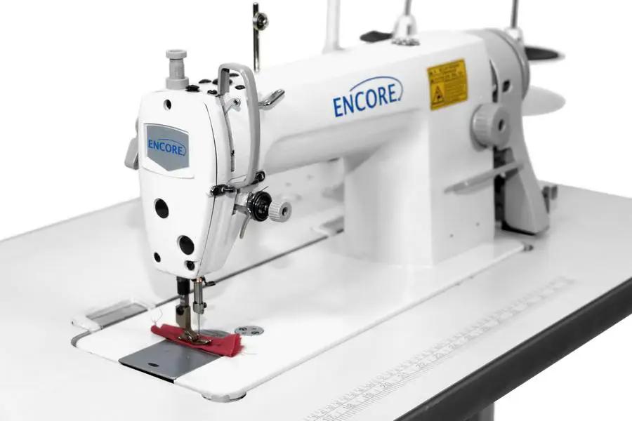 Encore 8700 Industrial Machine with Unassembled Table and Servo Motor (Assembled Table Leg Option Available) - Sewingmachinesplus.com