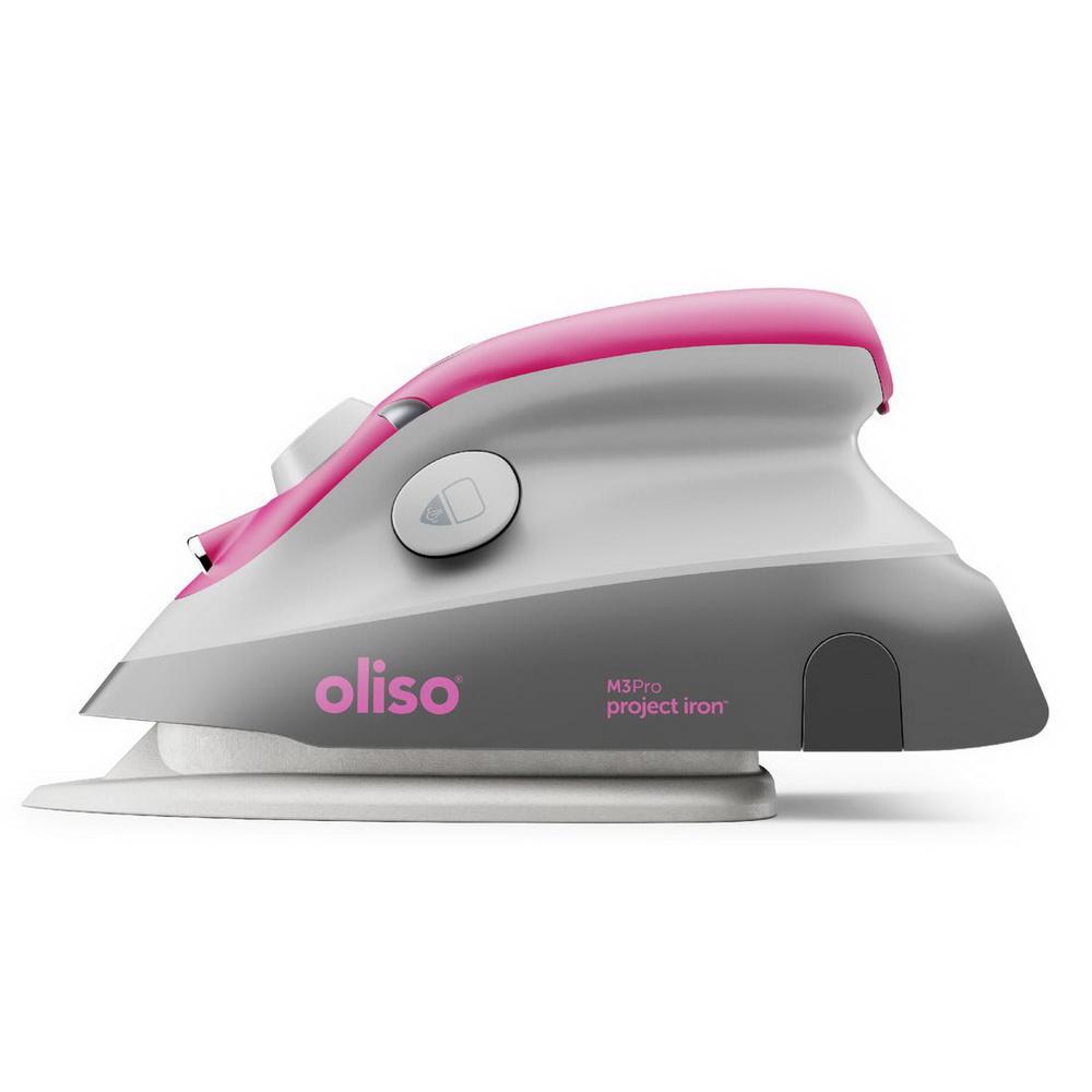 Oliso M3Pro Project Steam Iron with Solemate (Raspberry)