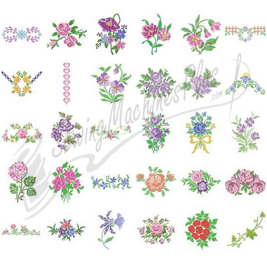 Dakota Collectibles Cross-Stitch 6 Embroidery Designs - 970328