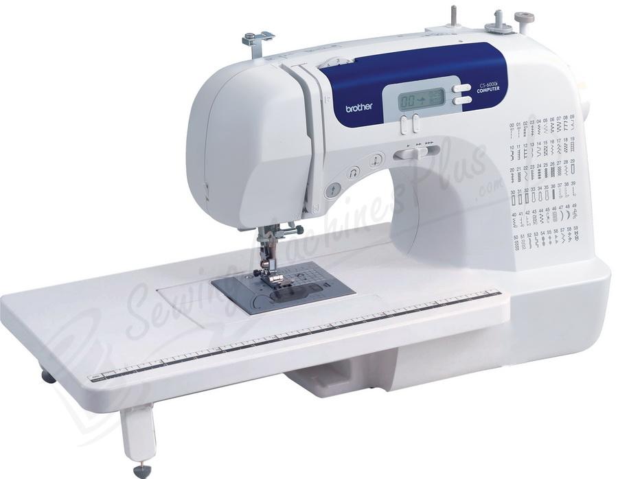 Brother CS - 6000i 60 Stitch Computerized FreeArm Sewing Machine (Refurbished) - Sewingmachinesplus.com